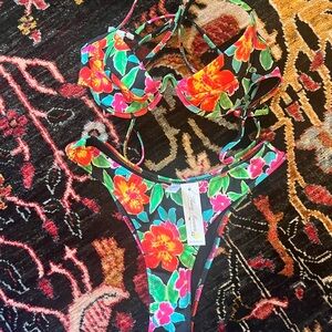 Heavy Manners Tropical Floral Bikini